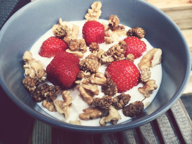 Mulberries-yogurt-strawberries-walnuts